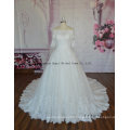 New Arrival Floor Length off Shoulder Short Sleeves Bridal Gown